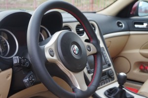 Volante Alfa cuero granulado